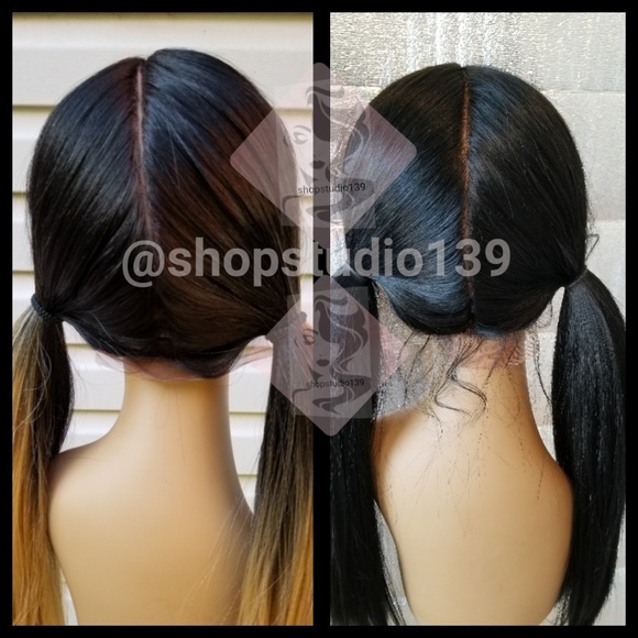 ? Wig honey blonde human hair lace front wig